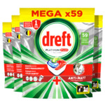 4x Dreft Vaatwastabletten Platinum Plus All In One