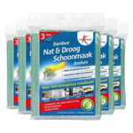 5x Lucovitaal Schoonmaakdoek Bamboe
