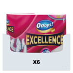 6x Ooops! Keukenpapier Excellence 3-laags
