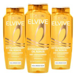 3x L'Oréal Elvive Extraordinary Oil Shampoo Kokos - 17.08 euro