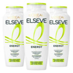 3x L'Oréal Elseve Energy Shampoo - 13.18 euro