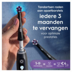 Oral-B Opzetborstels iO Radiant White Zwart - 21.59 euro