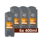 6x Dove Douchegel Men+ Care Sandalwood & Vanilla