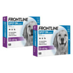2x Frontline Spot On Anti Vlooien en Teken Druppels Hond 20 - 40 kg - 73.63 euro