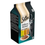 Sheba Délices Du Jour Kattenvoer Nat Selectie Maaltijdzakjes Multipack Vis in Gelei