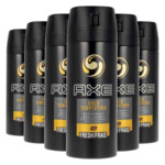 6x Axe Deodorant Bodyspray Gold Temptation