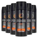 6x Axe Deodorant Bodyspray Musk