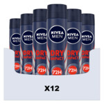 12x NIVEA Men Anti-Transpirant Spray Dry Impact