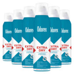 6x Odorex Extra Dry Antitranspirant Spray Sensitive