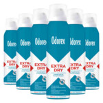 6x Odorex Extra Dry Antitranspirant Spray Regular - 24.86 euro