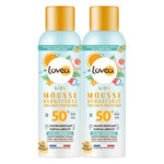 2x Lovea Sun Zonnebrand Kids Mousse Very High Protection SPF 50+ - 41.86 euro