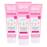 3x Q+A Curl Defining Conditioner - 28.13 euro