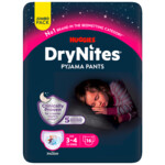 4x Huggies DryNites Nachtbroekjes Meisjes 3-4 jaar - 45.95 euro