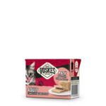 8x Voskes Original Paté Adult Heek & Zalm & Erwten - 59.7 euro