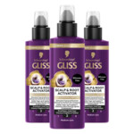 3x Gliss Hoofdhuid Serum Full Hair Wonder - 29.23 euro