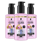 3x Gliss Leave-In Conditioner Shine Booster