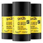 3x Got2b Glued Styling Haarwax Stick - 24.48 euro
