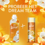 4x Lenor Wasverzachter Amber & Orchidee 126 Wasbeurten - 45.98 euro