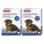2x Beaphar Milquestra Ontworming Tabletten Hond 0,5-10 kg (ook puppy) - 13.17 euro