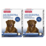 2x Beaphar Milquestra Ontworming Tabletten Hond 5 - 50 kg - 28.83 euro