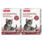 2x Beaphar Milquestra Ontworming Tabletten Kat 0,5 - 4 kg (ook kitten) - 15.56 euro