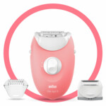 Braun Epilator Silk·épil 3 277 Wit/Rose - 64.99 euro