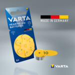 50x Varta Hearing Aid Batteries 10 Blister - 91.49 euro