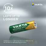 2x Varta Oplaadbare Batterijen AA 2600 mAh Blister - 21.34 euro
