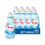 8x Robijn Klein & Krachtig Wasmiddel Stralend Wit 22 Wasbeurten