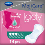 Molicare Premium Lady Pad 3 Druppels 504 ml Aborptie
