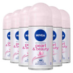 6x Nivea Deodorant Pearl & Beauty Roll-On