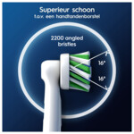 Oral-B Opzetborstels Pro Cross Action Wit - 24.99 euro
