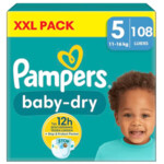 Pampers Baby Dry Luiers Maat 5 (11-16 kg) - 32.99 euro