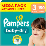 Pampers Baby Dry Luiers Maat 3 (6-10 kg) - 25.79 euro