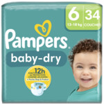 Pampers Baby Dry Luiers Maat 6 (13-18 kg) - 9.53 euro