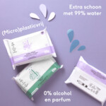 Naif Billendoekjes Water Basis Plasticvrij - 9.99 euro