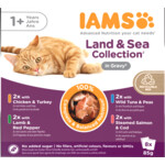 IAMS Delights Adult Land & Sea Gravy Multipack