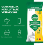 3x Dettol Reinigingsdoekjes Power & Fresh Citrus - 8.75 euro