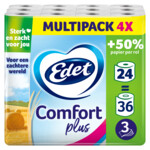 4x Edet Comfort Plus Toiletpapier 3 Laags