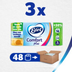 3x Edet Comfort Plus Toiletpapier 3 Laags - 50.99 euro