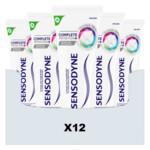 12x Sensodyne Tandpasta Complete Protection+ Advanced Whitening