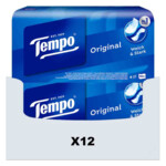 12x Tempo Original Box 4-laags Tissues