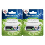 2x Lucovitaal Neusinhaler Vrijer Ademen Frisse Pepermunt