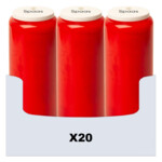 20x SPAAS Noveenkaars 9 Dagen Rood - 61.99 euro