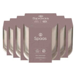 6x SPAAS Geurkaars in Transparant Glas Anti-Tabak Ivoor - 18.06 euro