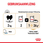 12x Royal Canin Pomeranian Adult Hondenvoer Nat 85 gr