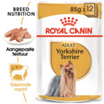 12x Royal Canin Yorkshire Terrier Adult Hondenvoer Nat 85 gr
