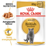 12x Royal Canin British Shorthair Loaf Kattenvoer Nat 85 gr