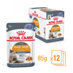 12x Royal Canin Hair & Skin Care Jelly Kattenvoer Nat 85 gr