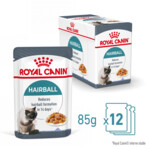 12x Royal Canin Hairball Care Jelly Kattenvoer Nat 85 gr